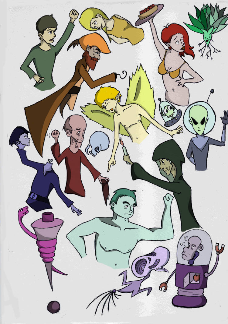 Epic Tale Characters Characters for an epic tale by indigo314 on DeviantArt