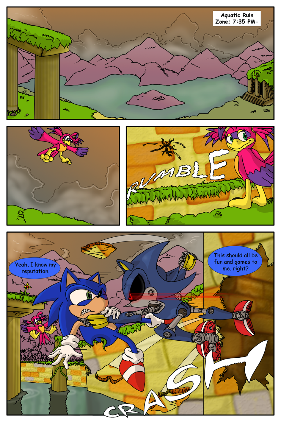 Sonic The Comic (SA1 Arc) : Fleetway : Free Download, Borrow, and