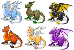 x. Dragons Variations