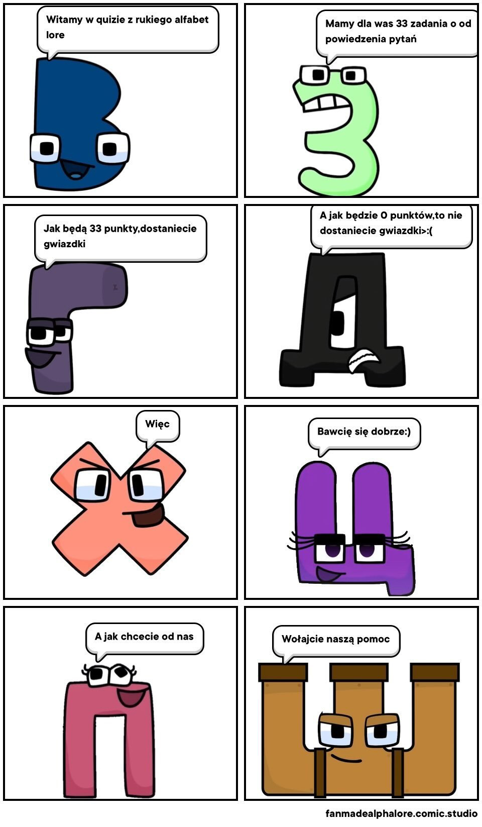 Alphabet Lore (Meme Version) Series - Comic Studio