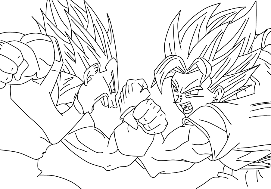 Featured image of post Dibujos Para Colorear Goku Y Vegeta En esta ocasi n os traemos im genes y dibujos para colorear de goku algo que a todos los fans de dragon ball z les va a gustar sobre todo a los que son m s fans de son goku el protagonista principal de esta incre ble serie