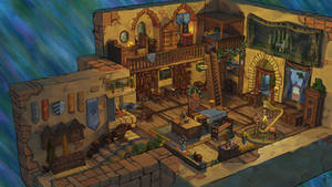 Set dressing : Medieval Bedroom