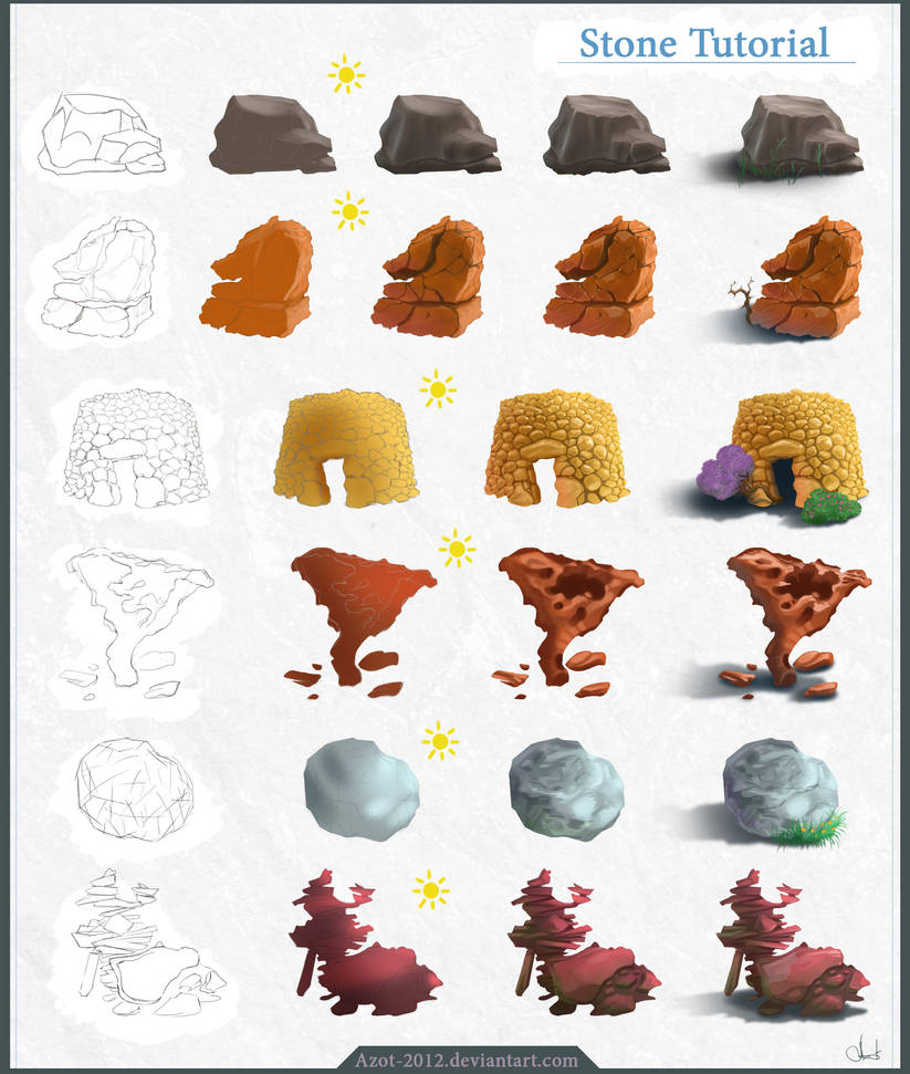 Stone Using Code Stone Tutorial by Azot2024 on DeviantArt