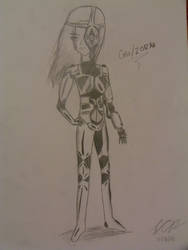 ZORNA the female cyborg