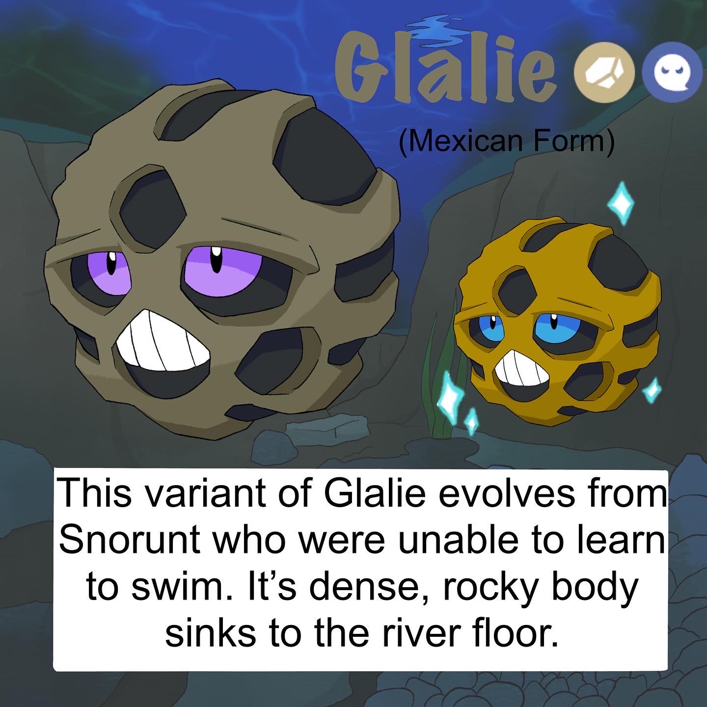 Mexican Glalie Dex Entry by MexicanShuckle on DeviantArt