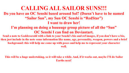 CALLING ALL SAILOR SUNS