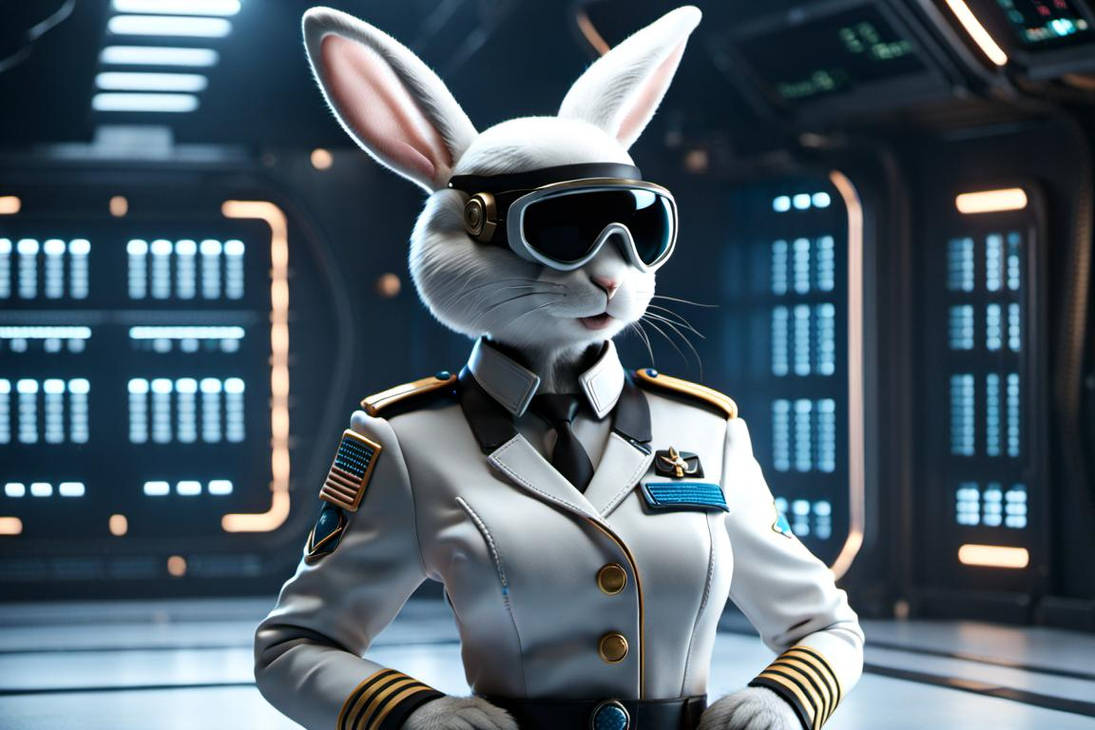 Space Bunny 02 by Splew on DeviantArt