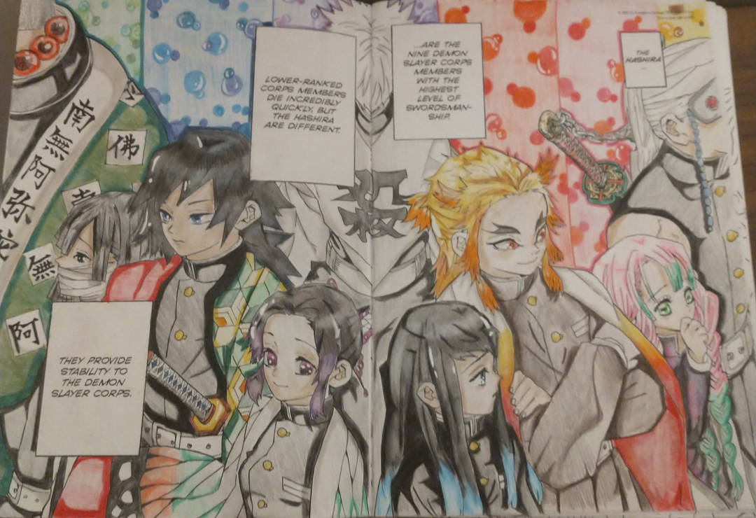 Hashiras Colur In Hashira coloring by ShinRyeong on DeviantArt