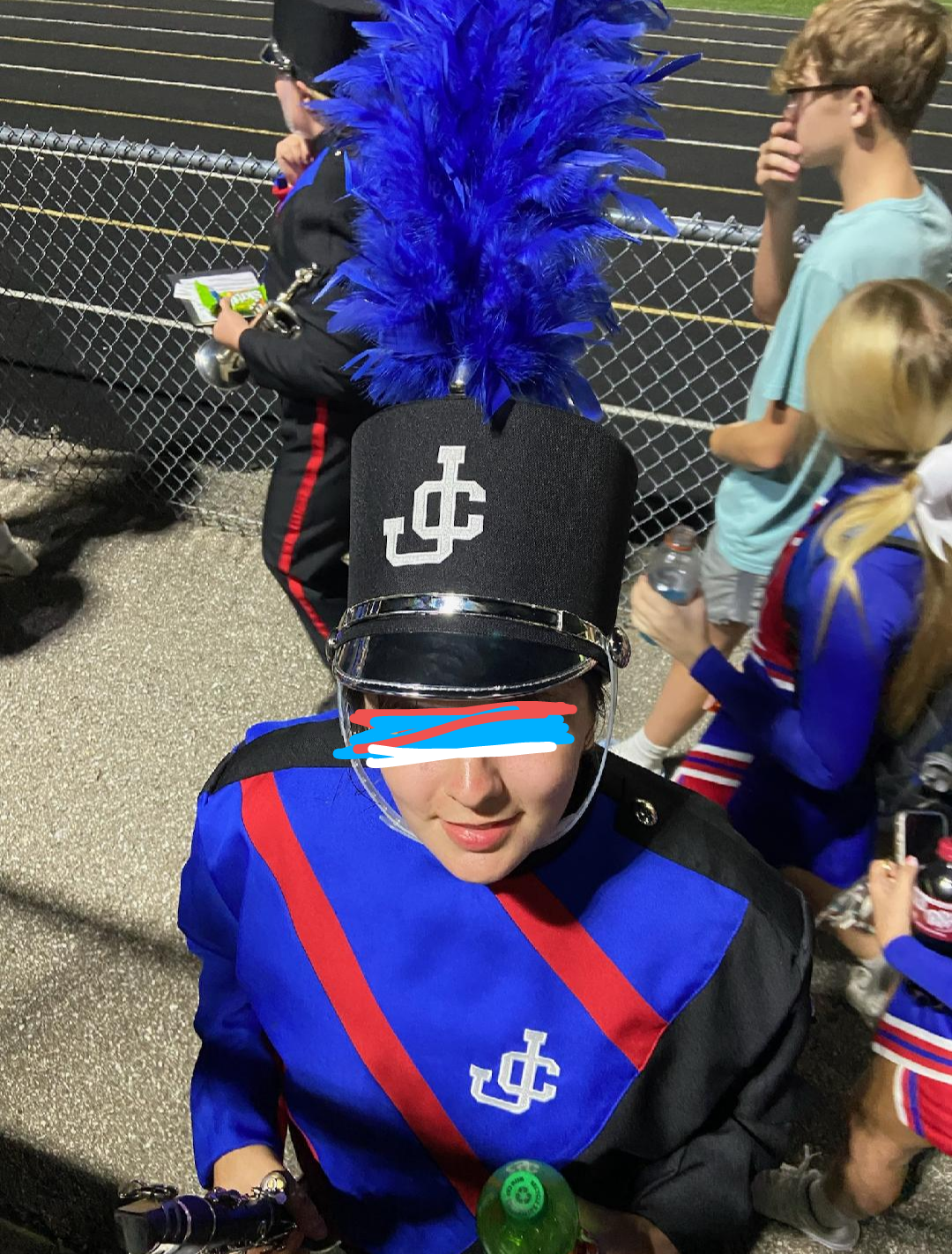 Me in my marching band uniform hehe