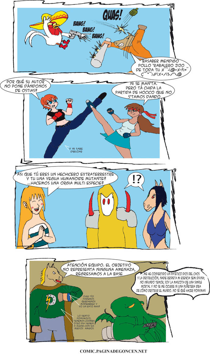 Ponyman vs El dios el caos y la destrucccion