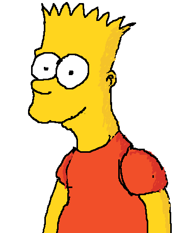 Prueba Tableta Digitalizadora dibujando un simpson