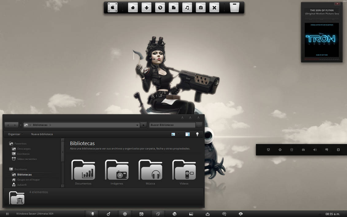 Alien Tasktop Alien Tako Laptop Desktop by RazielSnake on DeviantArt