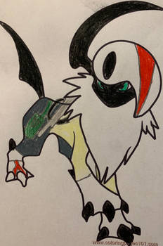 Alles the Absol as Ripley from Alien