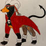 Flame the Houndoom as Dante from Devil May Cry
