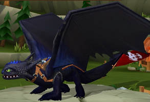 Rise of Berk: Toothless Blue Alpha