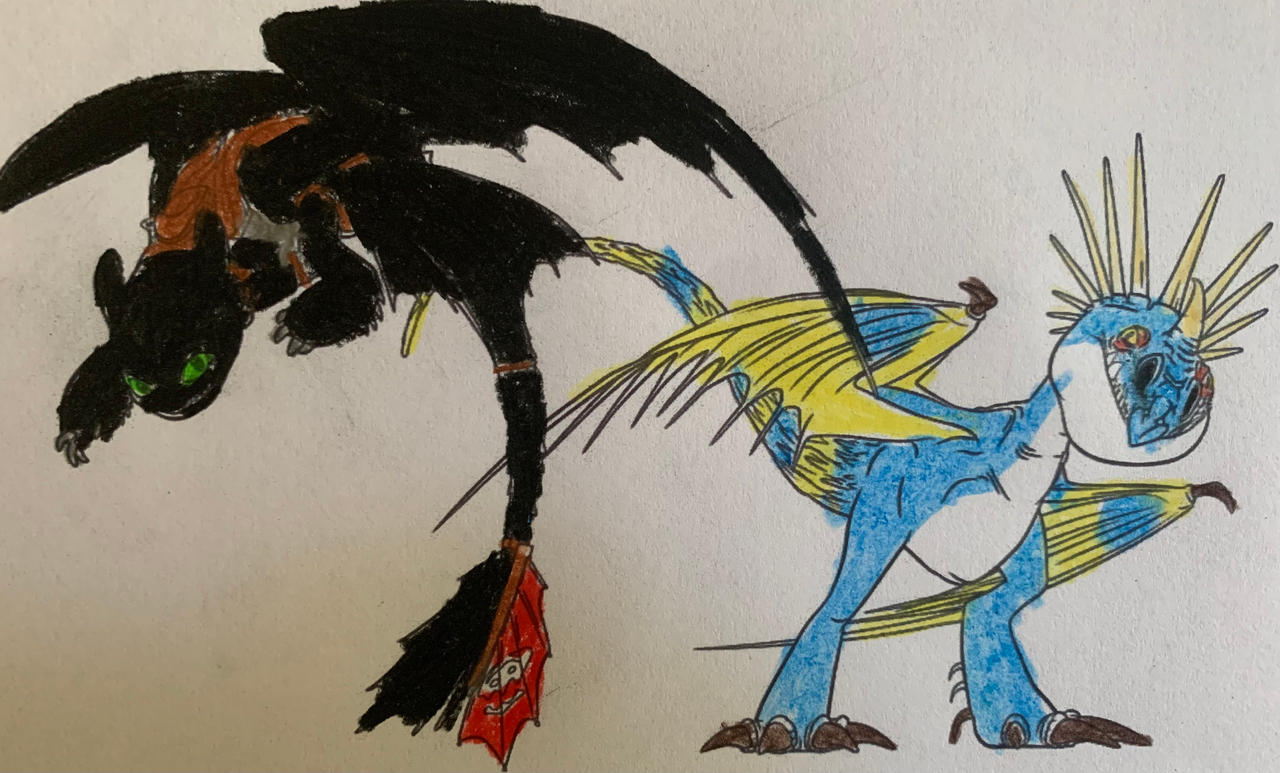 Stormfly Deviantart Toothless and Stormfly by dragonkingeevee626 on DeviantArt