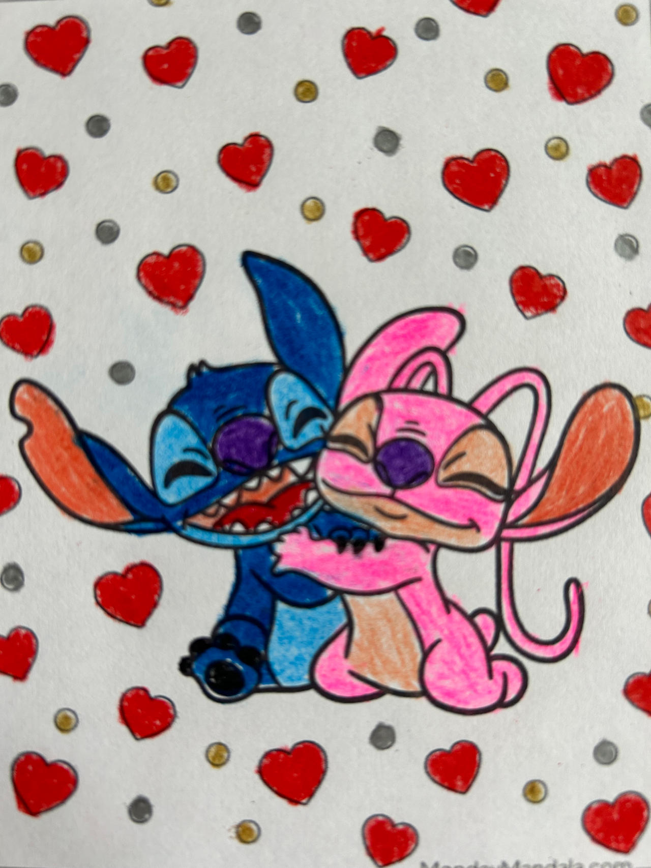 Lovyne Deviantart Stitch and Angel: Valentines Love by dragonkingeevee on DeviantArt