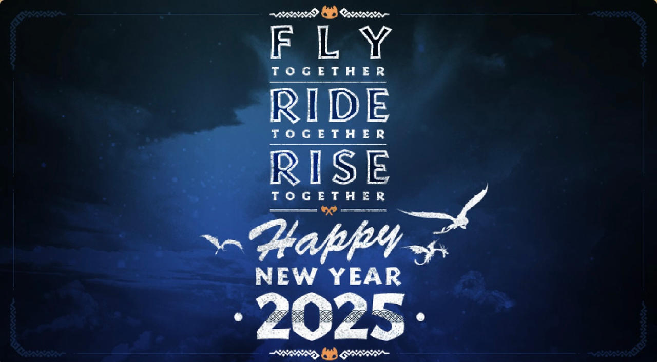 Rise of Berk new years message