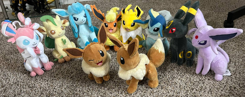 Eeveelution Plush Collection