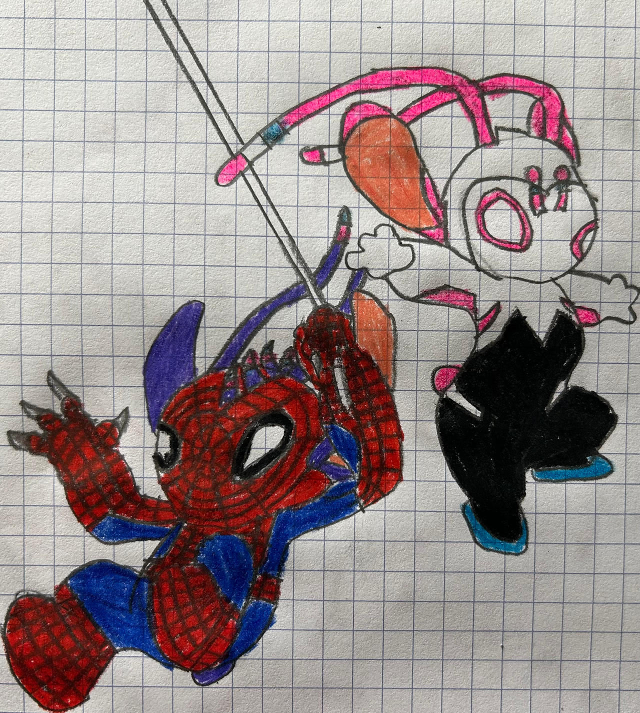 Junior and Lani: Spider-Junior, Ghost-Lani