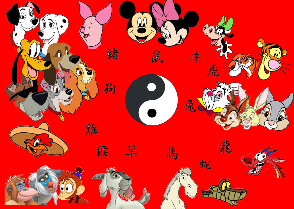Disney Chinese Zodiac By Islanderfan91 On Deviantart