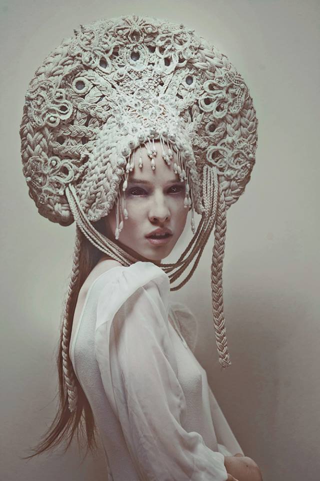 white evil (headpiece)