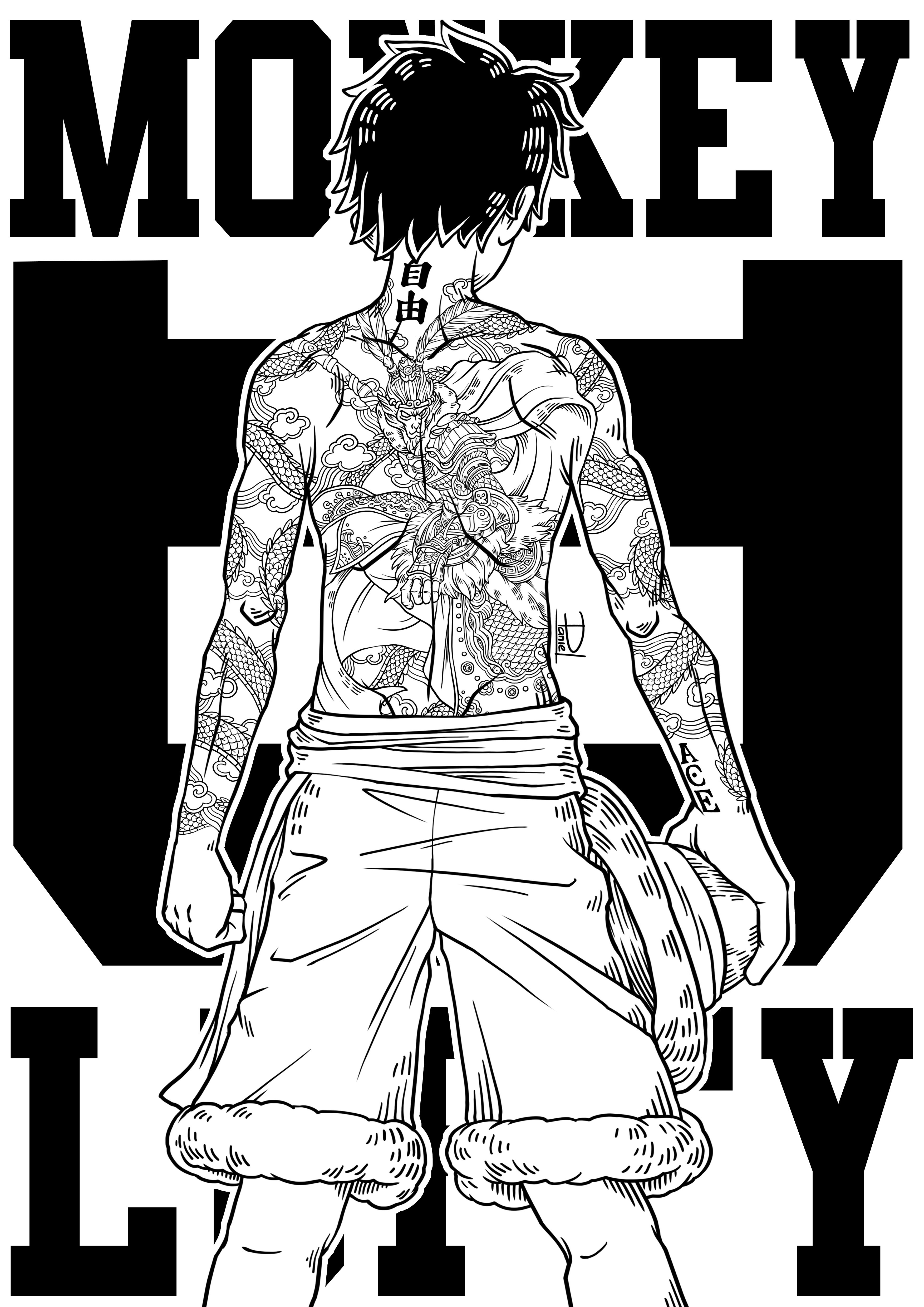One Piece Tattoo Monkey D Luffy By Mmdanielmm On Deviantart