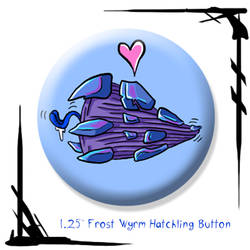 Frost Wyrm Hatchling Button