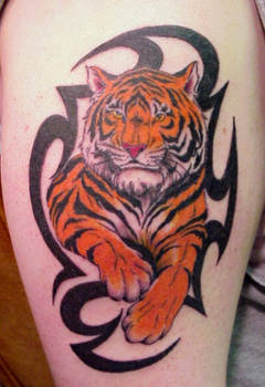 Tiger with Tribal