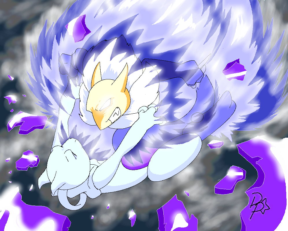 Mewtwo Vs. Mew by Tinuvion on DeviantArt