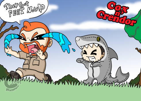 CrenShark ATTACK! THEY GOT FEET NOW!