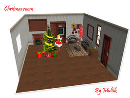 MMD Accessory Xmas Room