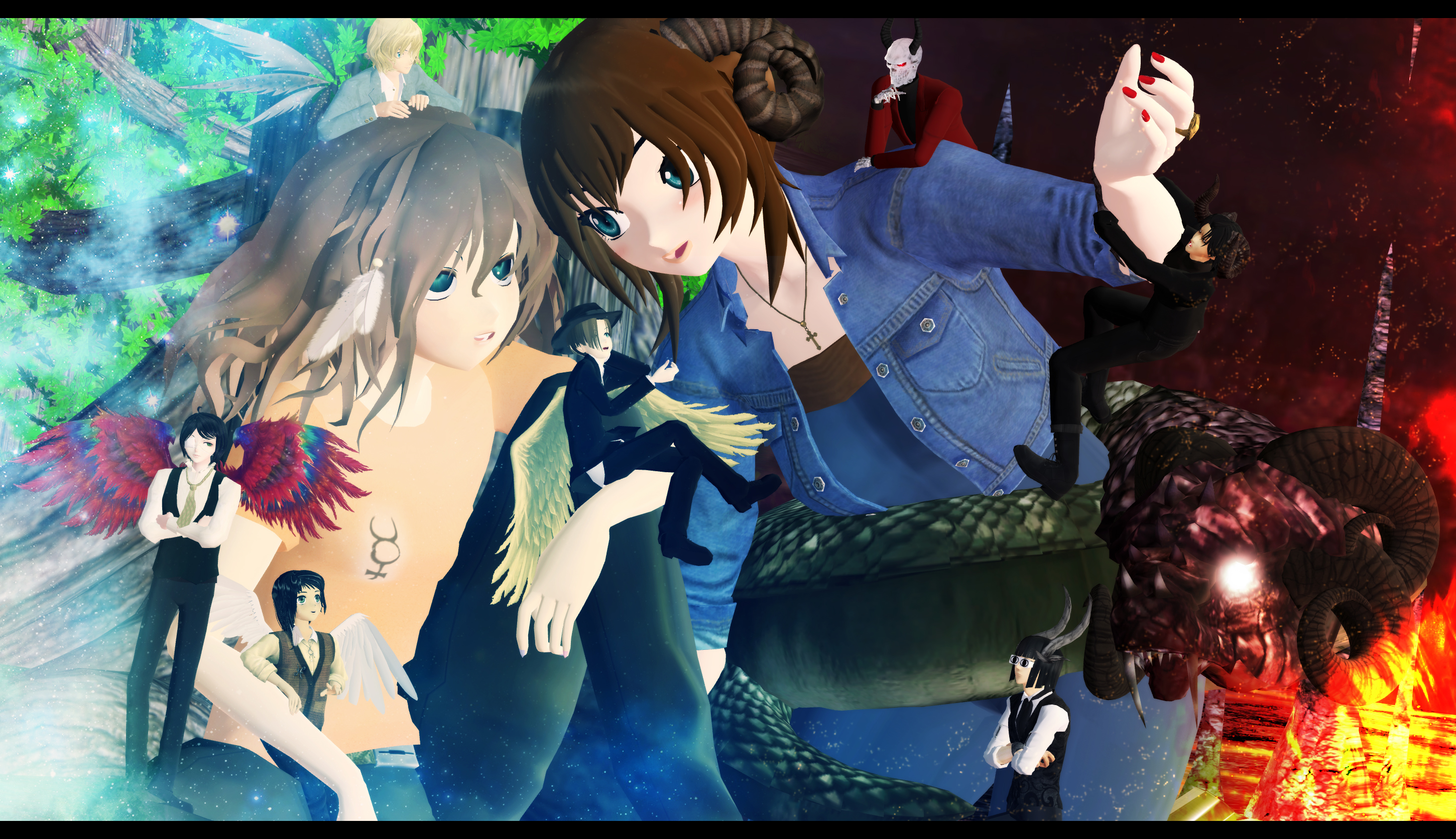 MMD flash mob - MeAndMiniChars