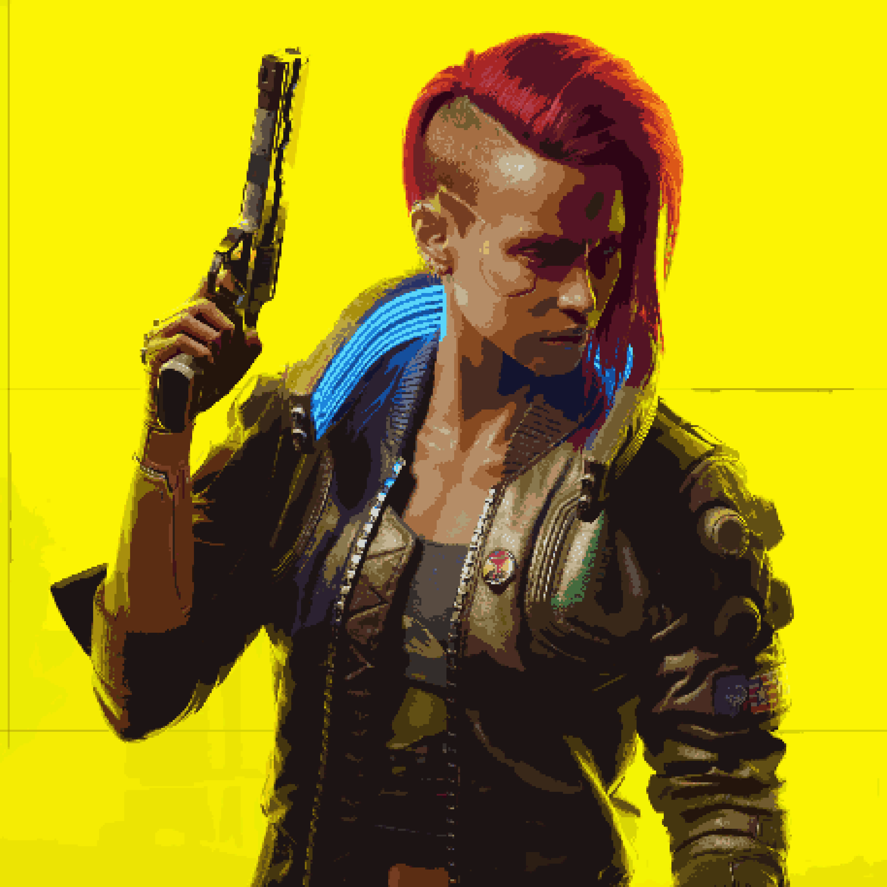 Cyberpunk 2077 - Female V by DA-GameCovers on DeviantArt