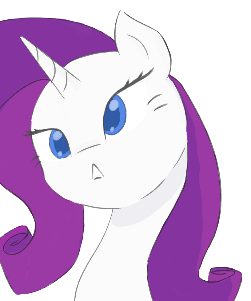Rarity Closeup by ElizaIsEpic on DeviantArt