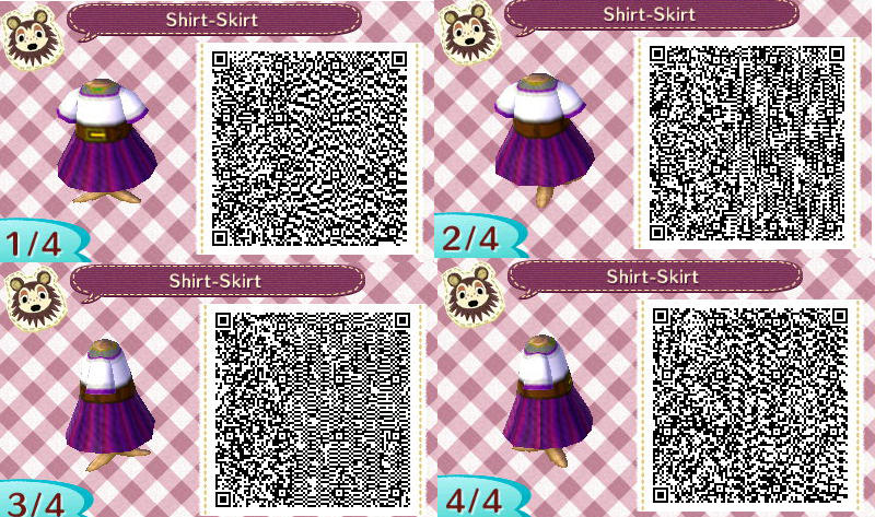 animal crossing new leaf qr codes cute dresses New Leaf QR Codes