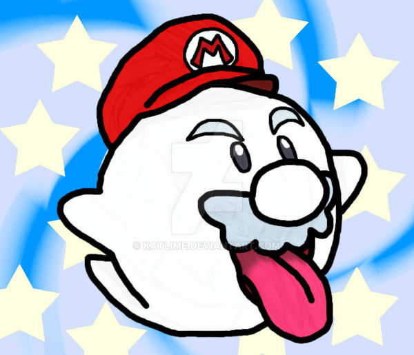 Boo Mario by KatLime on DeviantArt