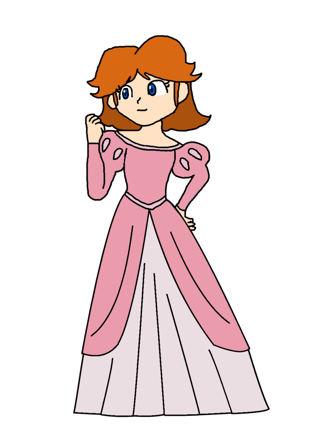ariel in pink dress Ariel's Pink Gown