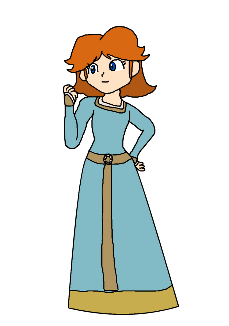 Daisy - Merida (Blue Princess Dress) by KatLime on DeviantArt