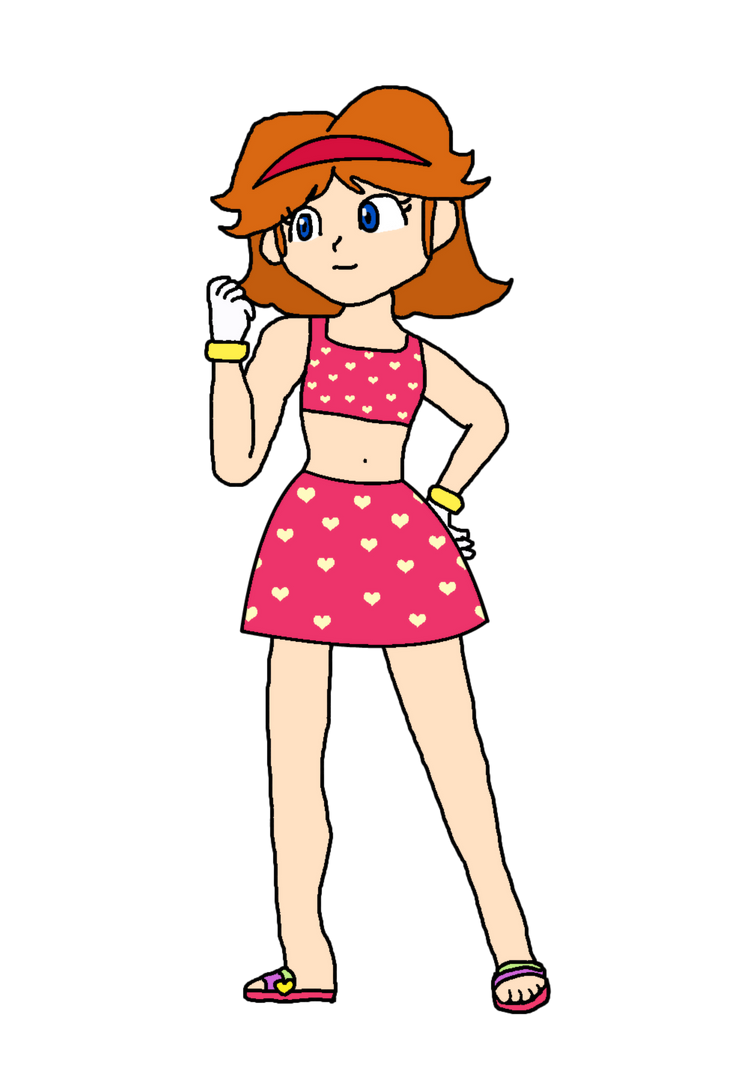 Daisy - Amy Rose (X - Bathing Suit) by KatLime on DeviantArt