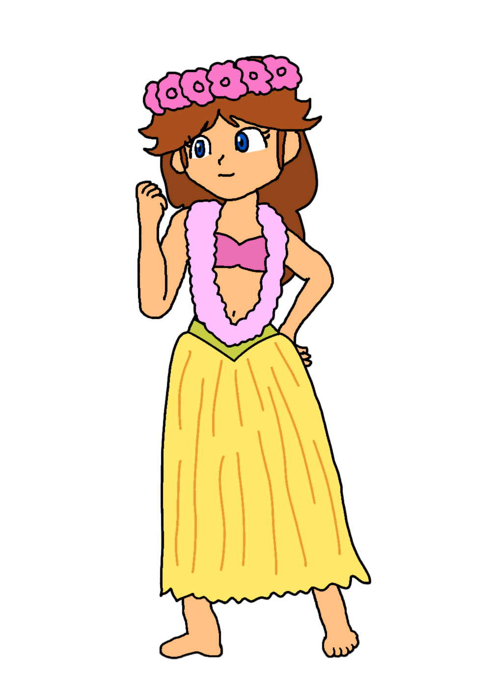 Daisy - Hula Girl by KatLime on DeviantArt
