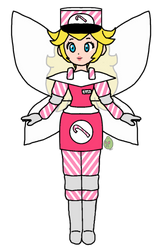 (C) Peach - Pink Candy Cane Ranger