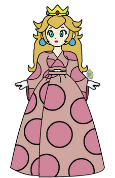 Peach - Quiz Card (Kimono)