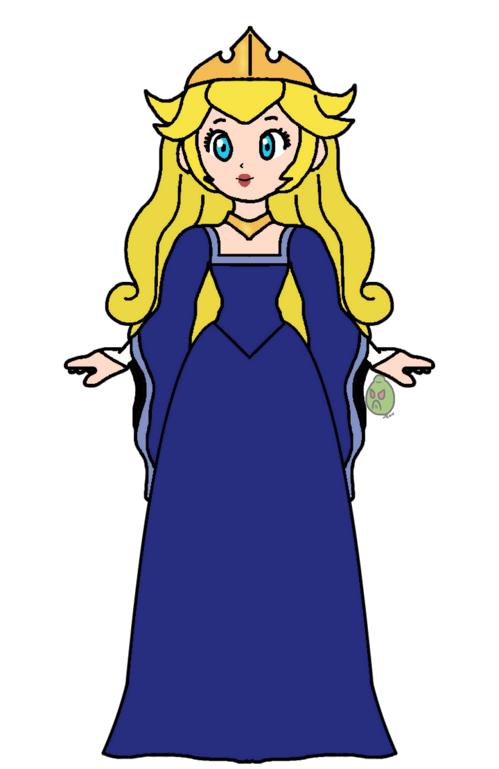 Peach - Aurora (Navy Gown) by KatLime on DeviantArt