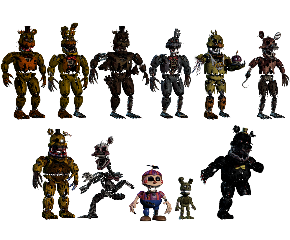 FNAF World Withered Nightmares by MarioKid1285 on DeviantArt