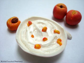 Peach yogurt by WithATouchofFantasy