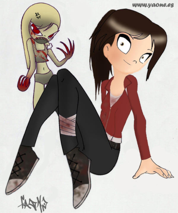 LEFT 4 DEAD  zoey and witch