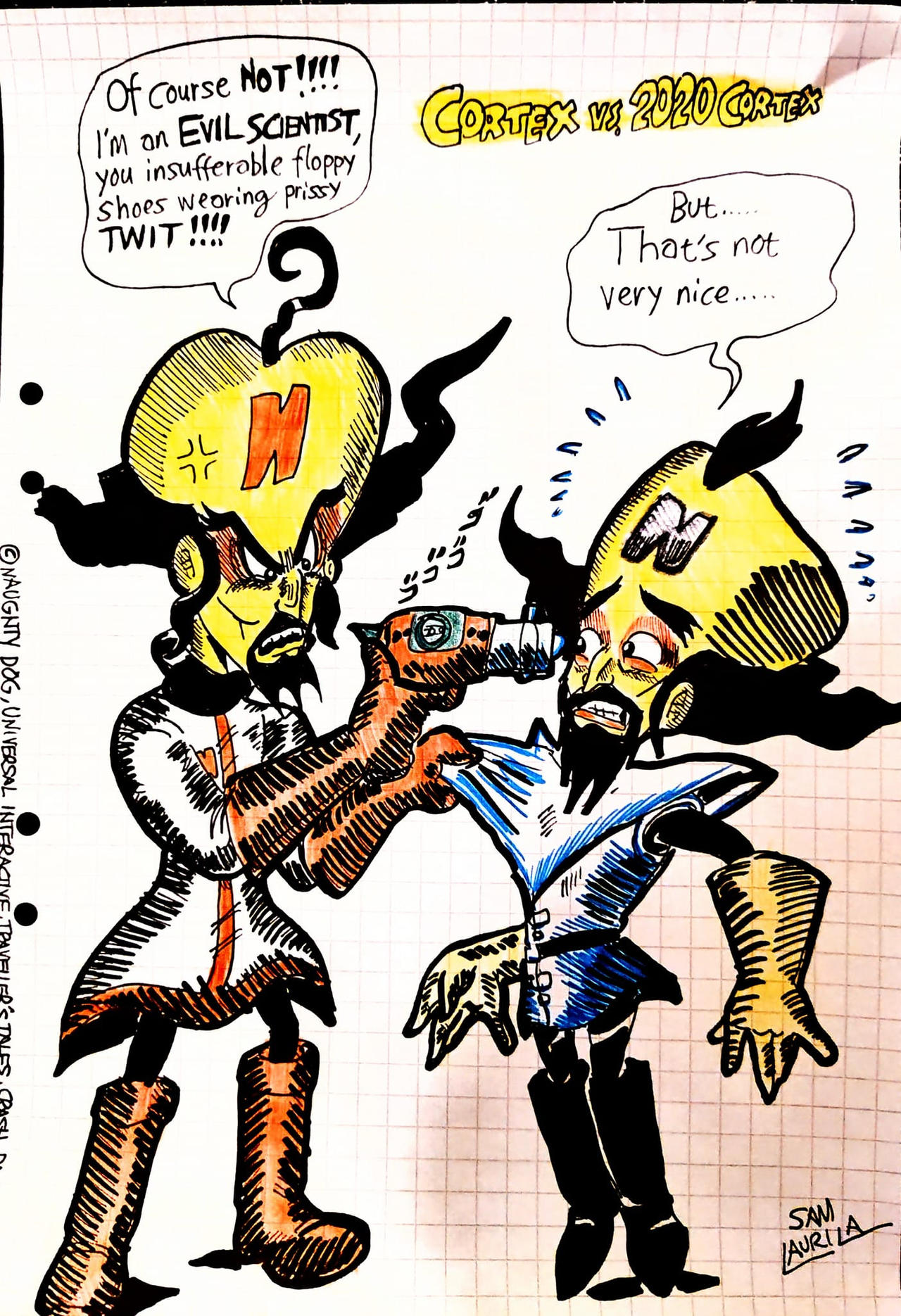 Mr Cortex Original Dr. Cortex vs. 2020 Dr.Cortex by DisneyWarner93 on DeviantArt