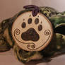 Big paw chain Pyrography