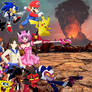 Masha, Seiko, Exeti, and TSC Heroes VS TSC Demons